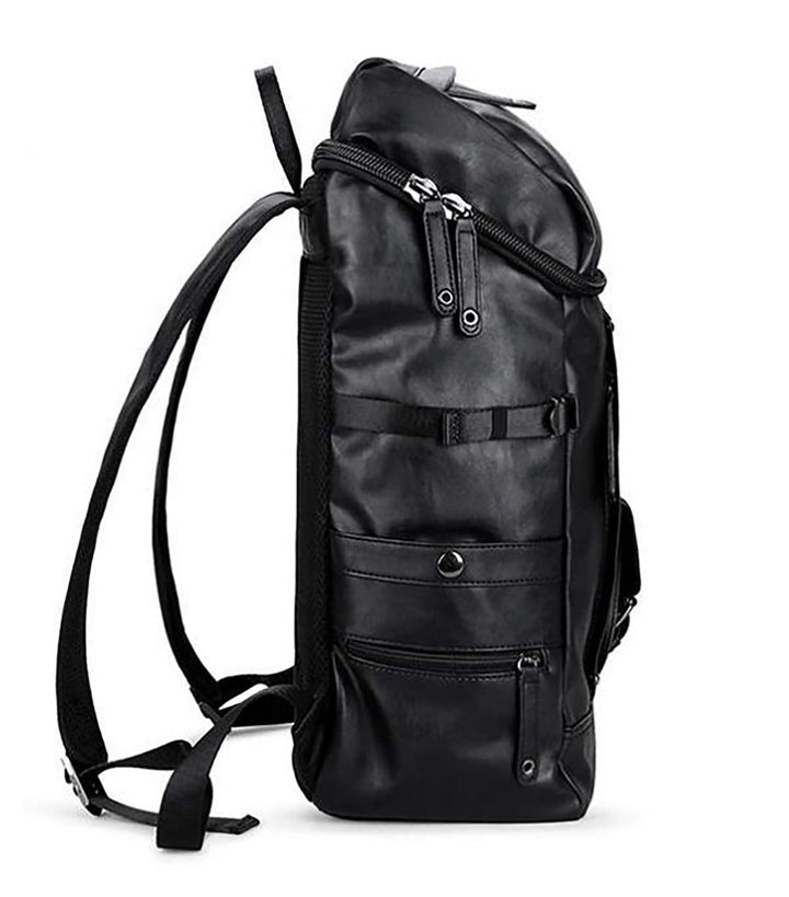 HuaChen Travel Leather Backpack - Laptop Bag for Men & Women - HuaChen