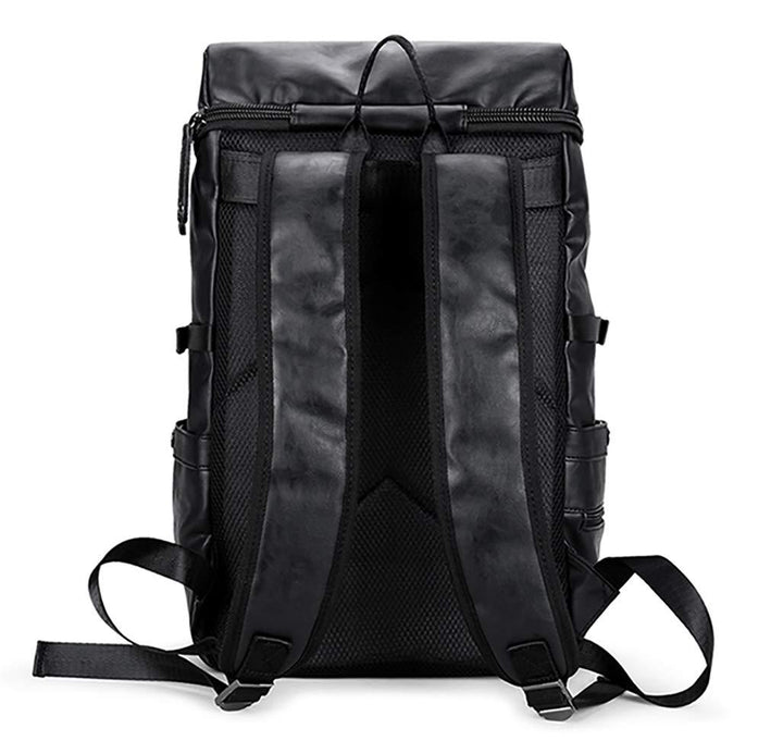 HuaChen Travel Leather Backpack - Laptop Bag for Men & Women - HuaChen