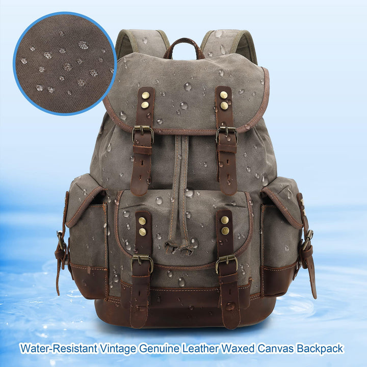 Waxed Canvas Rucksack Waxed Canvas Rucksack