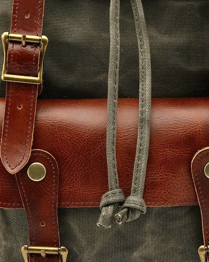 china canvas leather backpack manufacturers Waxed Waxed Canvas Leather Backpack China Men Leather Backpacks, Men